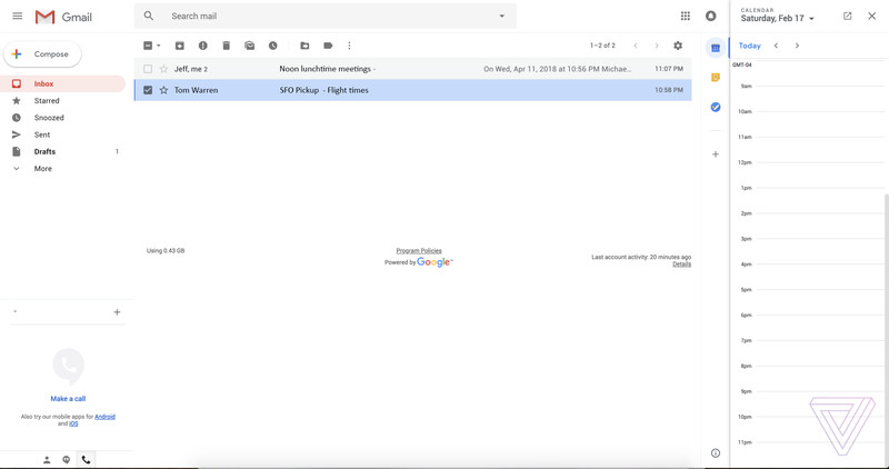 Новый дизайн gmail