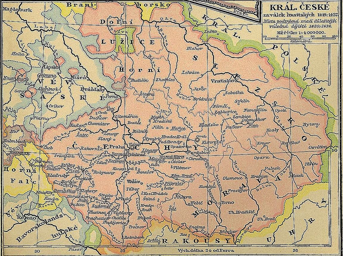 карта Богемии